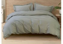 Постельное белье сатин Premium Lotus Home - Dakota Modern Khaki (Турция), евро